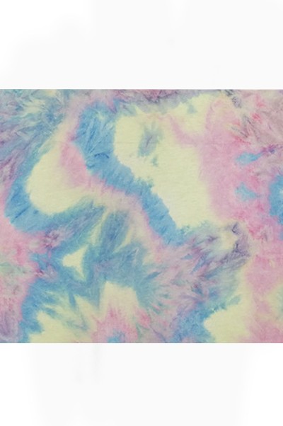 FS-QNYN 時尚面料 扎染面料 扎染布 紮染 手工扎染 彩潑印花 100%滌綸 140g  Z171#  扎 染 t 恤 側面照